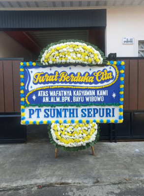 Papan Bunga Duka di Kramatmulya